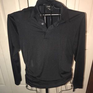 Banana Republic Long sleeve black stretch shirt